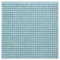 Blue frosted micro mosaic glass tile