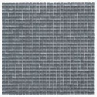 Dark grey frosted micro mosaic glass tile